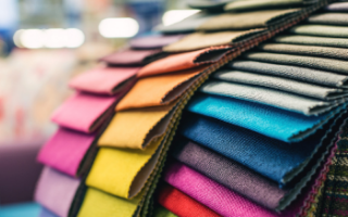 colorful upholstery fabric samples