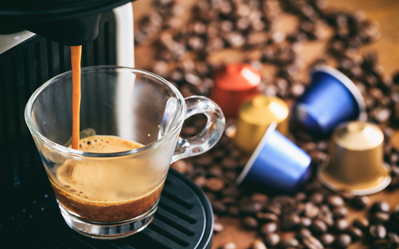 Espresso Coffee Maker and Capsules