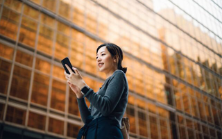 Woman on Phone